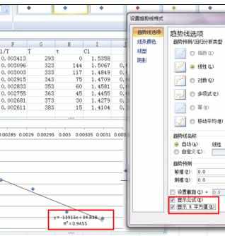 Excel2007中常用线性趋势回归法的操作方法