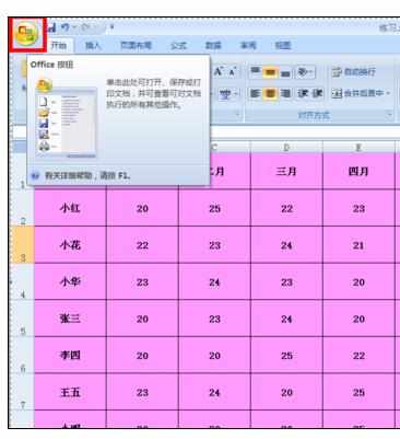 Excel2007中设置权限的操作方法