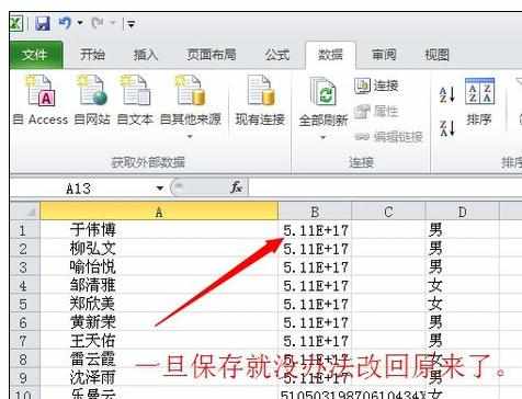 Excel中表格数据出现E+17修改文本的解决技巧