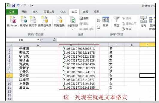 Excel中表格数据出现E+17修改文本的解决技巧