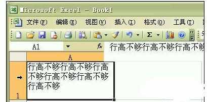 excel2007怎样最合适行高和列宽