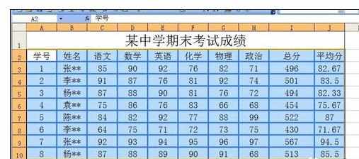 Excel中进行排序的操作技巧