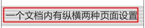 Word中进行纵横两种不同页面设置的操作方法