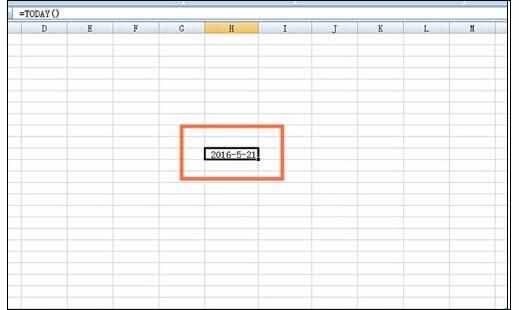 Excel中表格使用today函数的操作方法