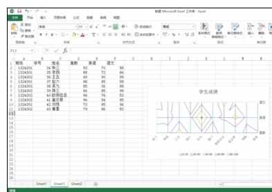 Excel2013中创建三维曲面图(俯视框架图)的操作方法