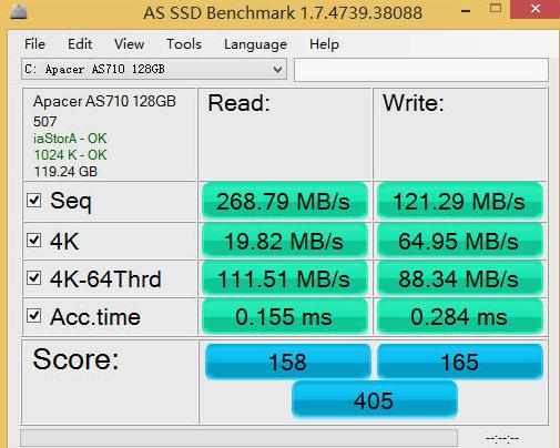 SSD硬盘128G和256G性能分析