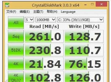 SSD硬盘128G和256G性能分析