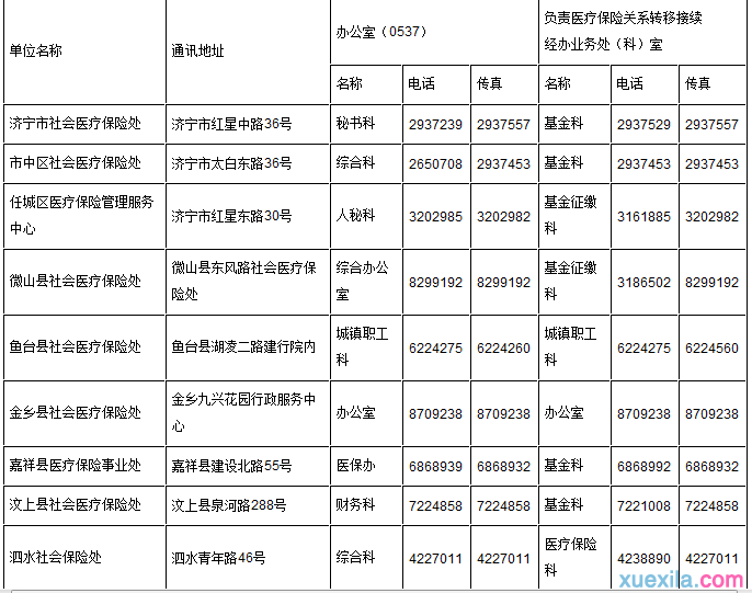 济宁市社保查询