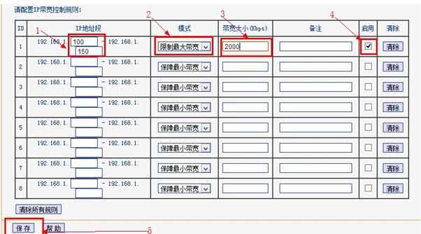 TP-Link无线路由器限制网速怎样设置