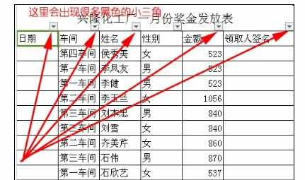 Excel中进行表格筛选多项数据的功能操作