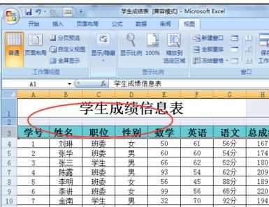 Excel中表格进行多级表头保持不动的操作技巧