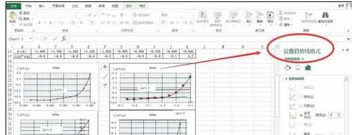 Excel中进行显示曲线函数表达式的操作方法