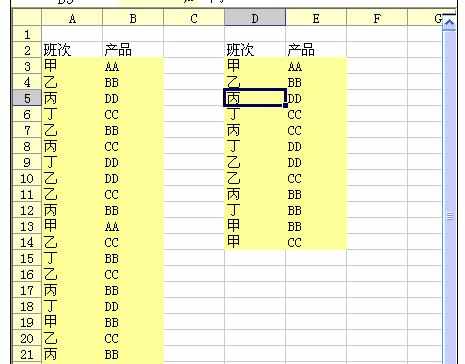 Excel中进行提取不重复内容的操作方法