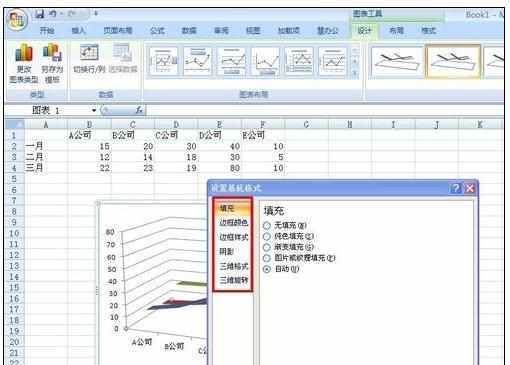 Excel中恶化制作折线统计图的操作技巧