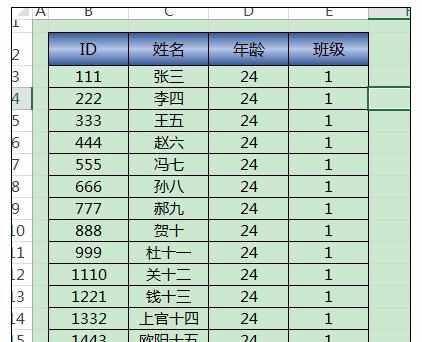 Excel中2013版设置表格渐变填充和边框颜色的操作技巧