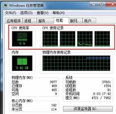 win7CPU使用率有时高有时低怎么解决