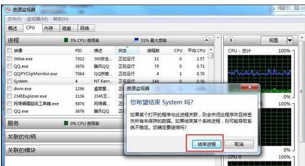 win7CPU使用率有时高有时低怎么解决