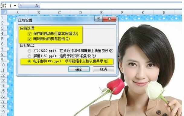 excel2007怎么使用压缩图片功能