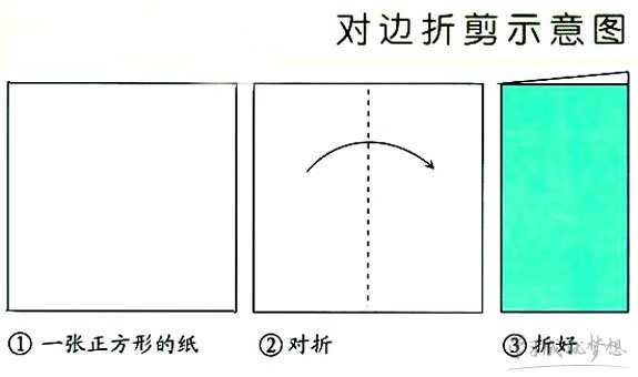 简易四方连续剪纸剪法图解教程