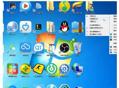 win7系统笔记本电脑桌面图标变大了怎么解决