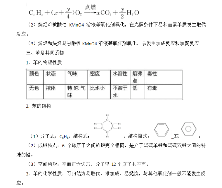 化学选修五第二章知识点总结