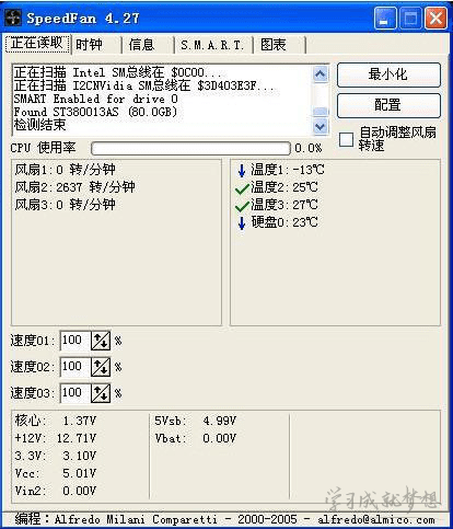 电脑常用的风扇转速调节软件