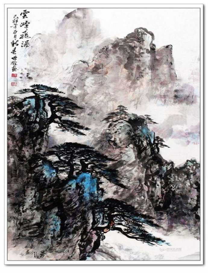 岭南派山水画作品欣赏