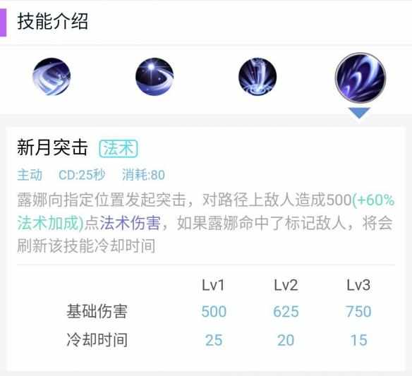王者荣耀露娜技能介绍及搭配推荐
