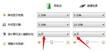 win7怎么设置不待机