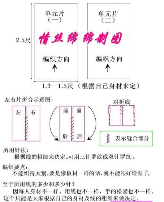 好看的披肩的织法图解