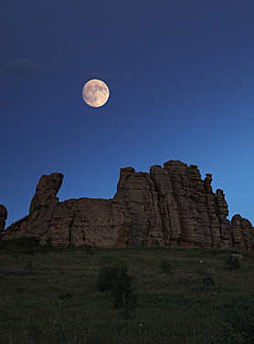 如何拍摄月夜美景