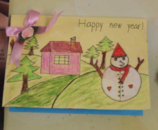 小学生圣诞节贺卡绘画作品图片大全